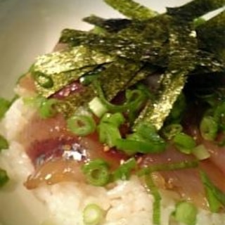 トビウオのづけ丼♪